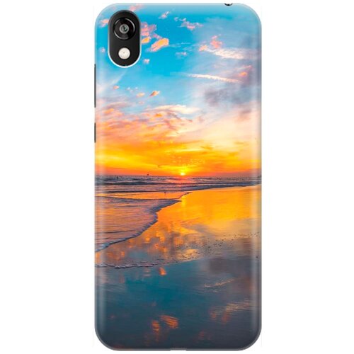 фото Re:pa накладка transparent для huawei y5 (2019) / honor 8s с принтом "закат на пляже"