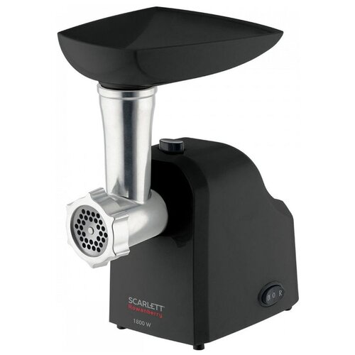 Мясорубка Scarlett SC-MG45M09 1800 Вт 2 кгмин реверс 4 насадки чёрная 687200₽