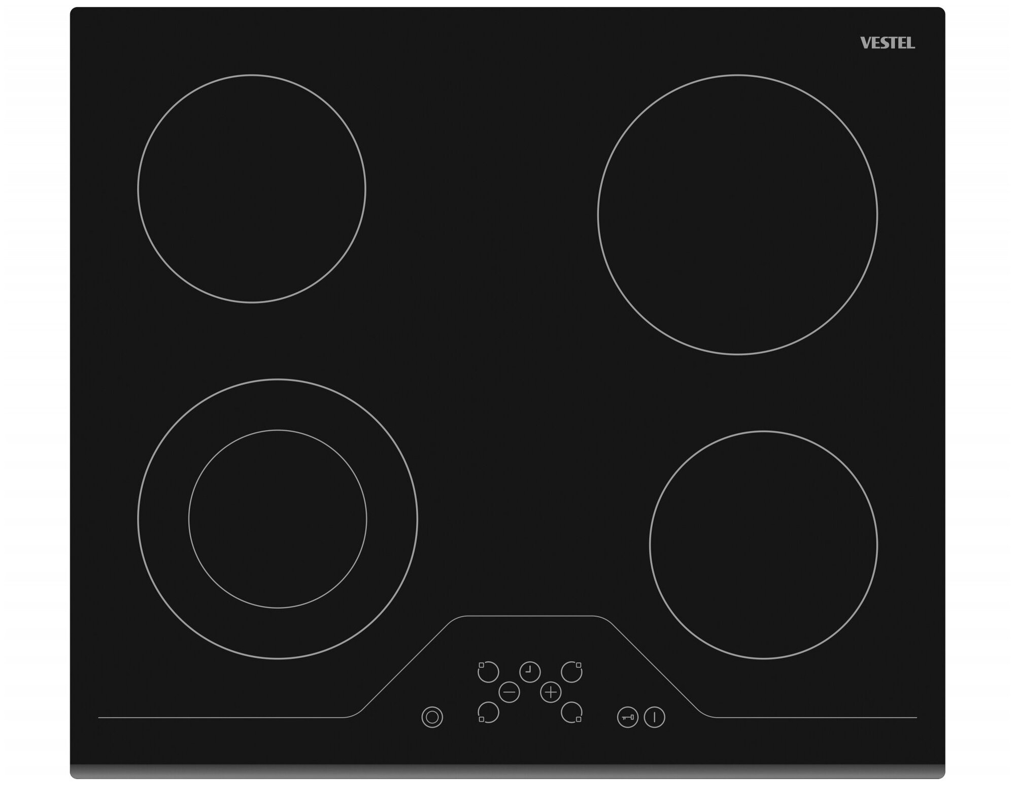 Варочная поверхность Vestel VH 64E222B - фотография № 1