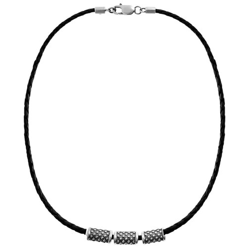 Колье 9446920008 из серебра 925 пробы с кожей 50