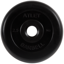 Диск MB Barbell MB-AtletB26 2.5 кг черный