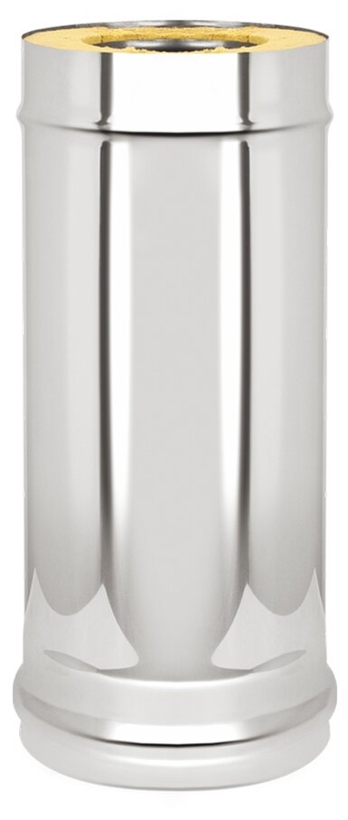 Сэндвич-труба AISI 430/0,5 мм оцинкованный 200х300х1000 мм Везувий - фото №1
