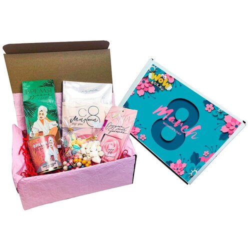Подарочный набор на 8 марта для девушки. WOW BOX 