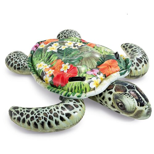 Надувная игрушка Intex Черепаха 57555, зеленый intex надувная игрушка для плавания intex черепаха большая