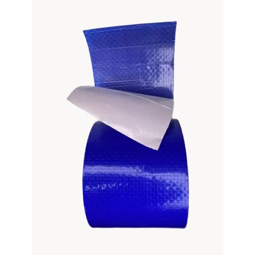 Скотч для ремонта тентов, палаток, бассейнов, стекловолокно, 8см х 5м, черный