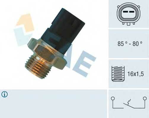 Датчик вкл. вентилятора FAE для MITSUBISHI SPACE WAGON (N3_W, N4_W) 2.0 4WD (N43W) FAE 36480