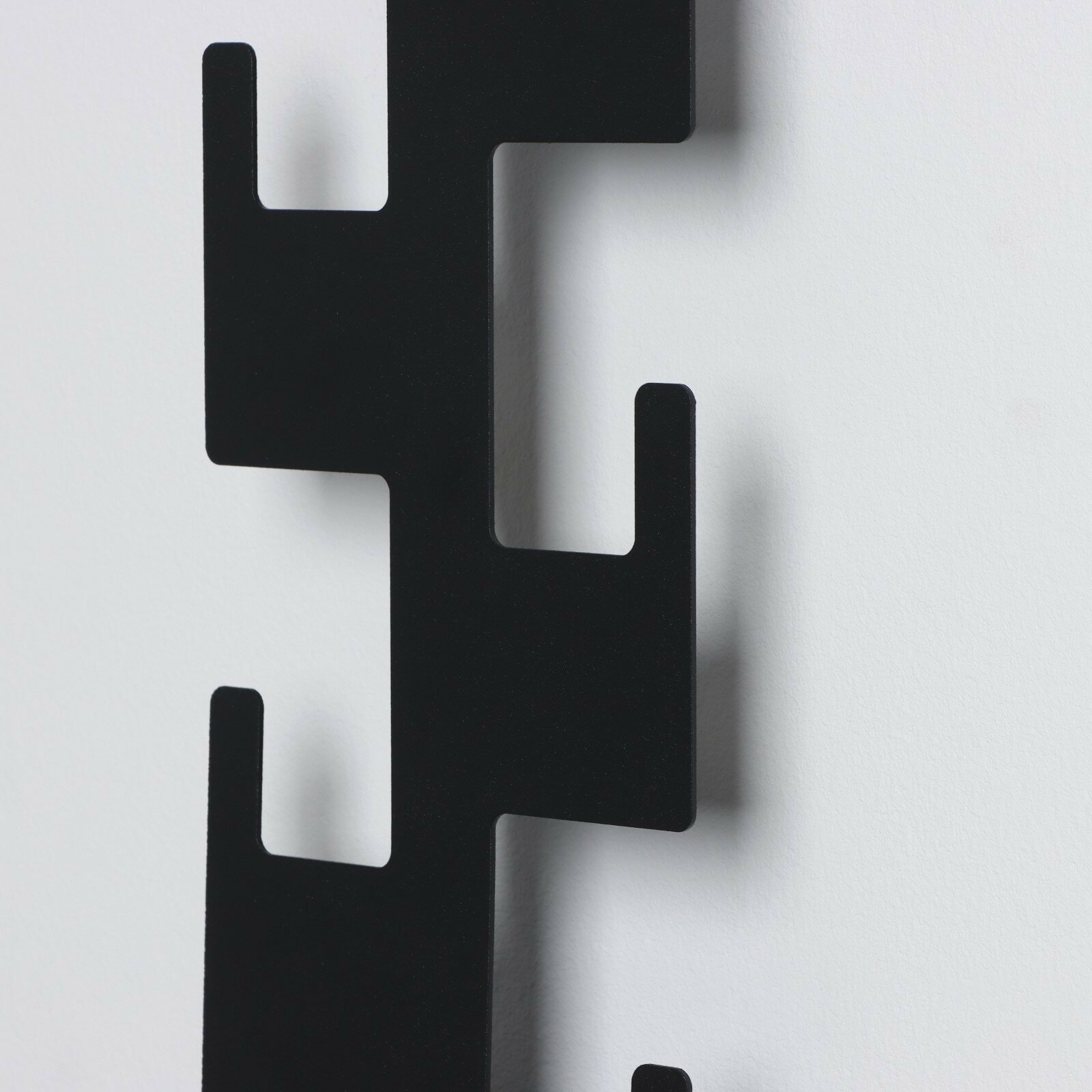 Вешалка для одежды берген, 135×410×55 мм, цвет черный - фотография № 4