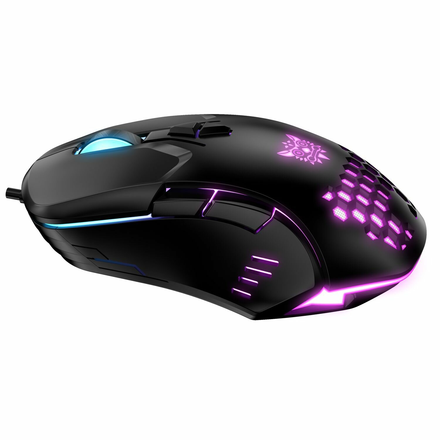 Игровая мышь проводная ONIKUMA CW902 с RGB подсветкой, черный