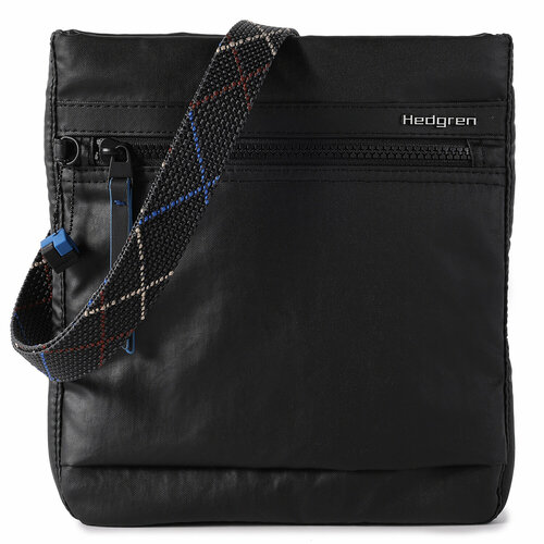 фото Сумка кросс-боди hedgren hic112 повседневная, внутренний карман, регулируемый ремень, синий, черный