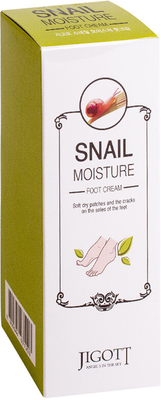 Увлажняющий крем для ног с улиточным муцином Jigott Snail Moisture Foot Cream - фото №6