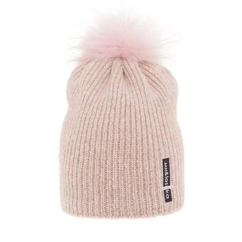 Шапка mialt, размер 54-56, розовый шапка для девочки весна осень friend цвет пудровый