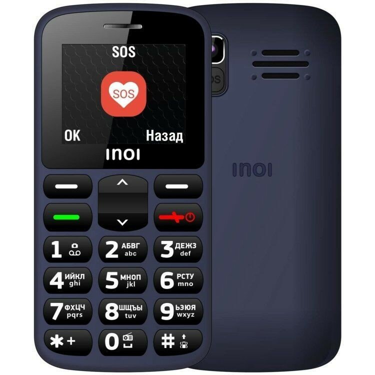 Сотовый телефон INOI 109, черный - фото №8