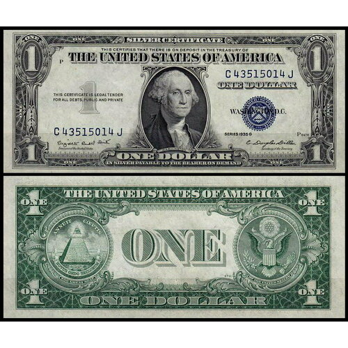 США 1 доллар 1935G (UNC Pick 416NM) Silver Certificate