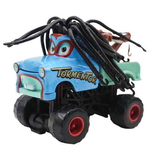 Машинка Мэтр реслер с дредами - Tormentor Тачки (9см)