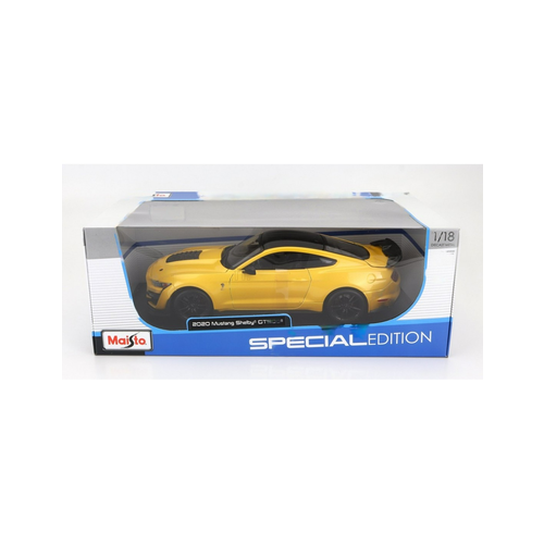 Машина Ford Shelby Mustang GT500 2020 Yellow 1/18 - 31452 машинка ford mustang shelby gt500 2020 1 18