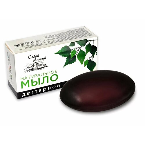 Натуральное мыло дегтярное ручной работы