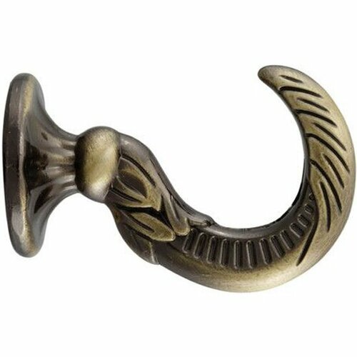 Держатель штор ARCO DORO DDA Крючок малый, золото антик, 2 шт.