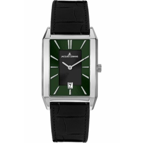 фото Наручные часы jacques lemans classic, черный, зеленый