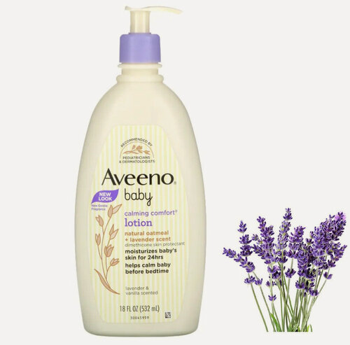 Изображение товара Aveeno, Calming Comfort, Успокаивающий Лосьон для детей, Лаванда и Ваниль, 532 мл