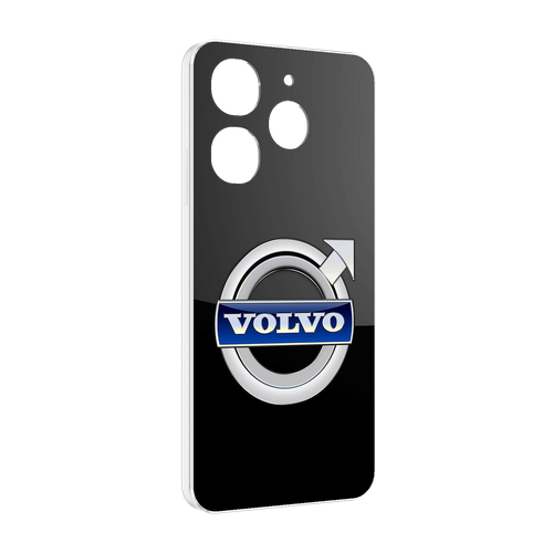 Чехол MyPads volco вольво 2 мужской для Tecno Spark 10 Pro задняя-панель-накладка-бампер
