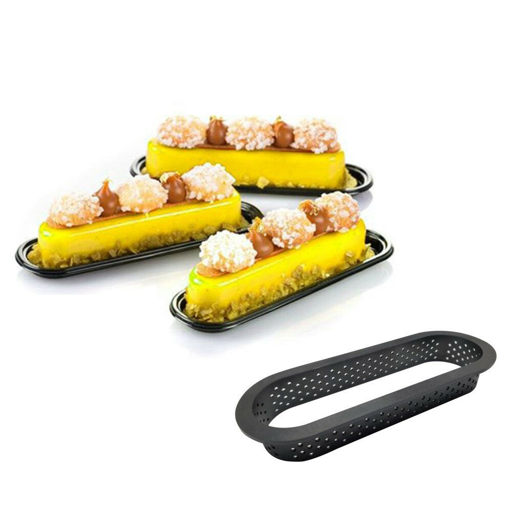 фото Форма перфорированная для выпечки (овальная) 14,4*5,3*2 см