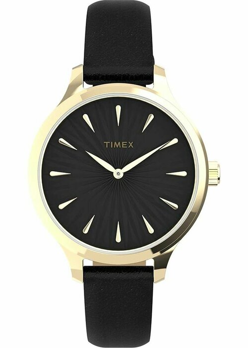 Наручные часы TIMEX, золотой, черный