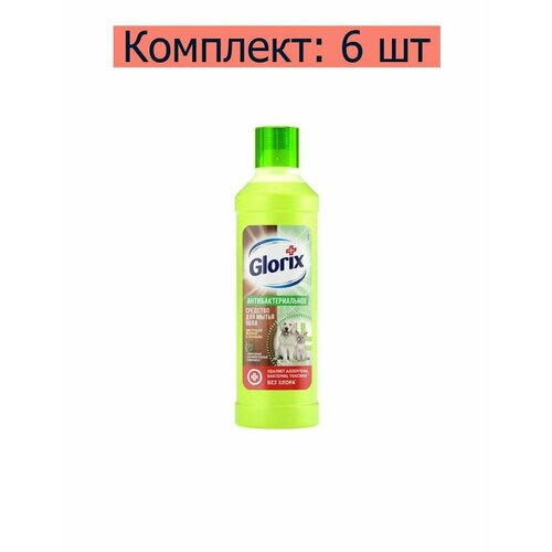 Glorix Средство для мытья пола Цветущая яблоня, 1 л , 6 шт