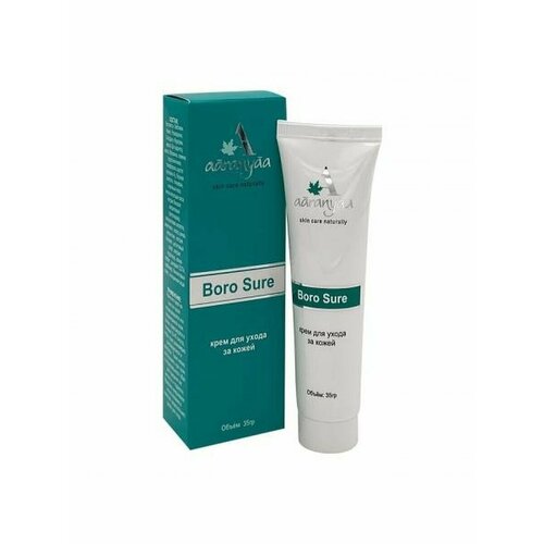 Крем для ухода за кожей/Boro Sure Aaranyaa/35г/Индийская косметика/Индия/для всех типов кожи/пенка