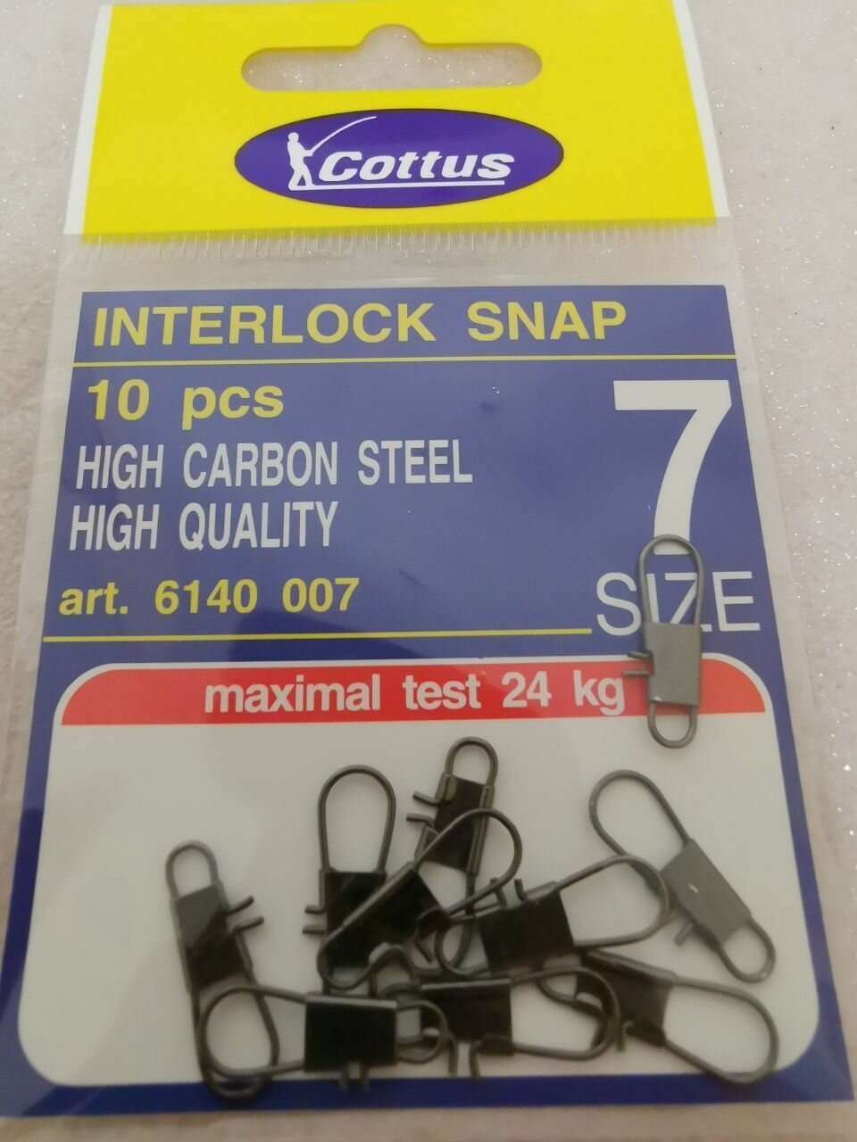 Застежка COTTUS Interlock Snap #7 (10шт,24кг)