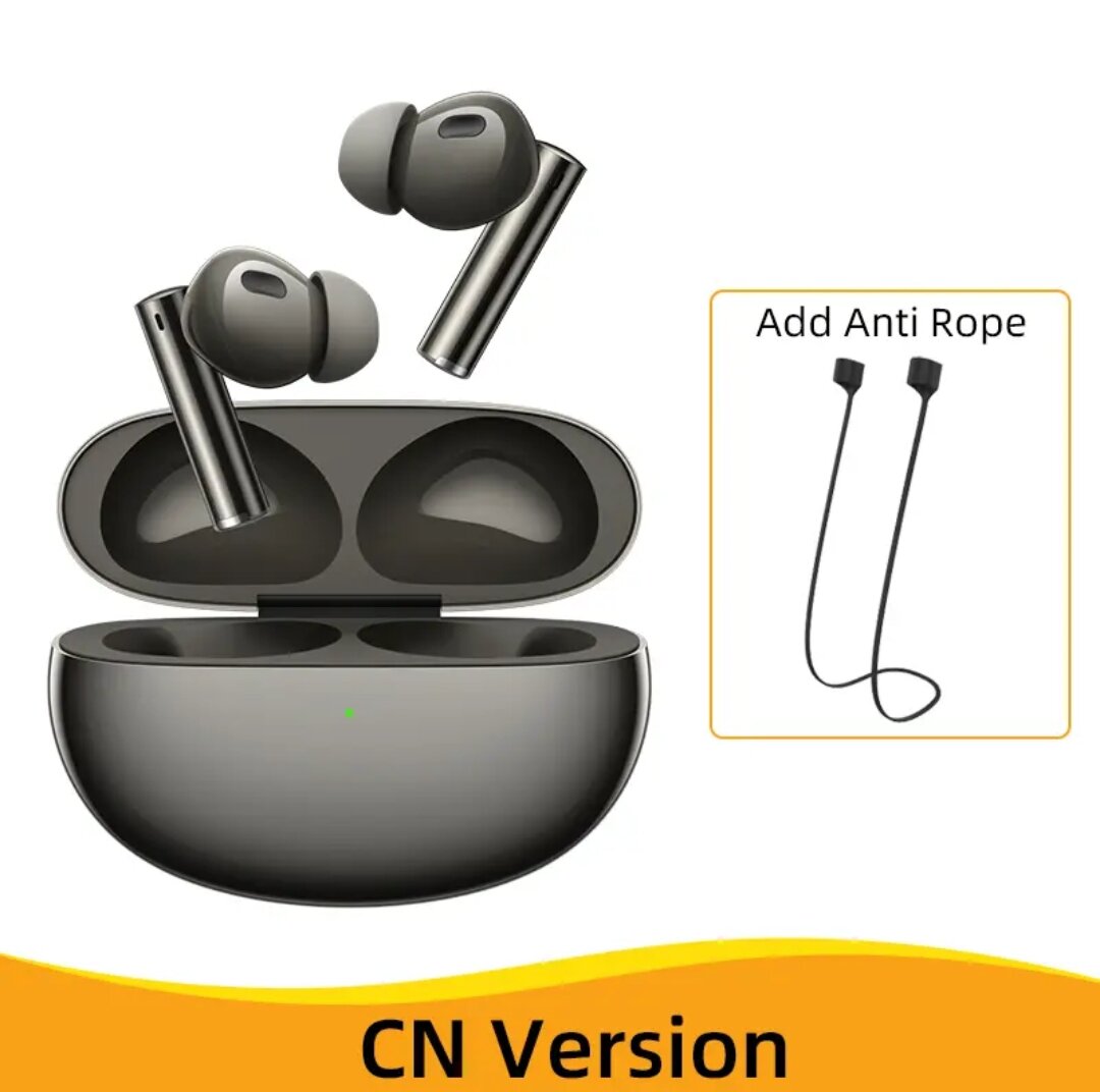 Беспроводные наушники Realme Buds Air 6 Pro Grey. CN Version шнурок в подарок