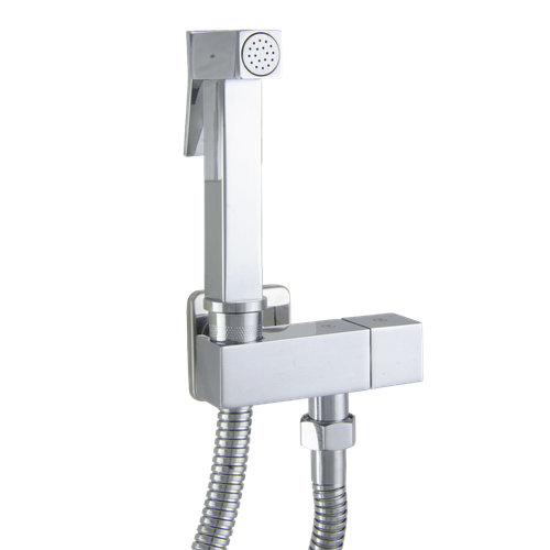 Смеситель моно с гигиенической лейкой SANTREK AQUA-1055 PRESTIGE SAP-1055 шар d-25 встраиваемый хром 3163₽