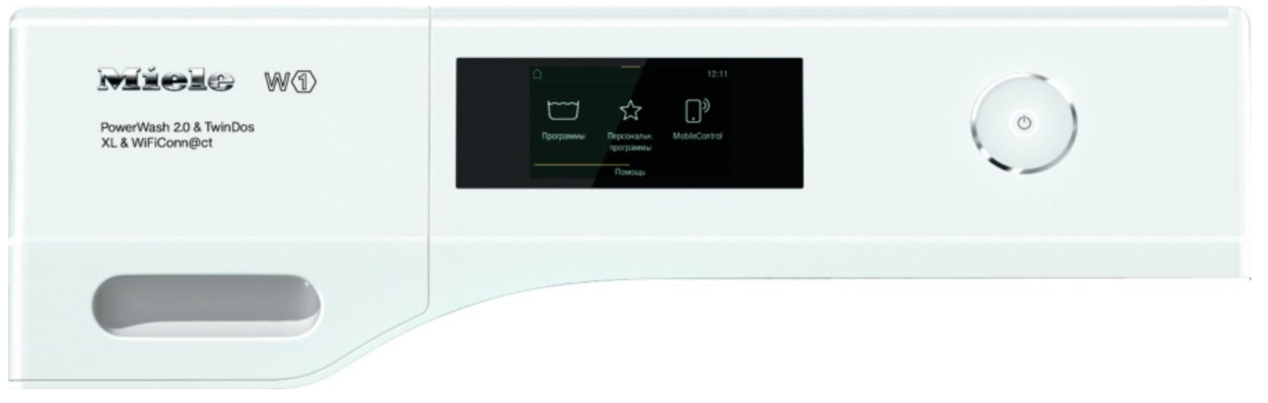 Стиральная машина Miele WCR870WPS Chrome Edition белый — фото 1
