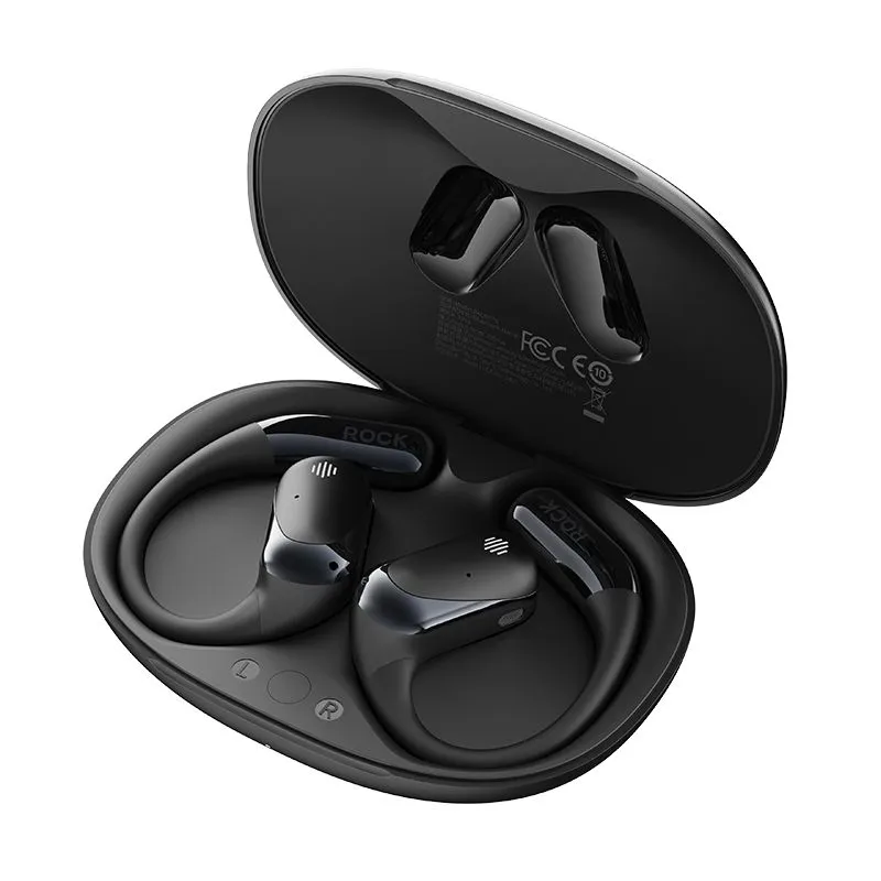 Беспроводные наушники с авторским дизайном ROCK X911 Bluetooth Earphone черные