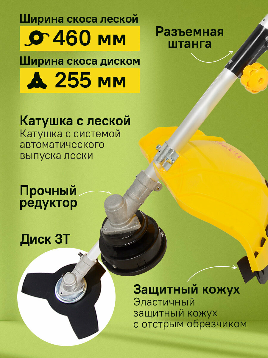 Садовые Триммеры Бензиновые Бензиновый триммер TR-2500S Eurolux