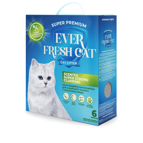 Наполнитель Ever Fresh Cat комкующийся UN Scented Super Strong Clumping 6л