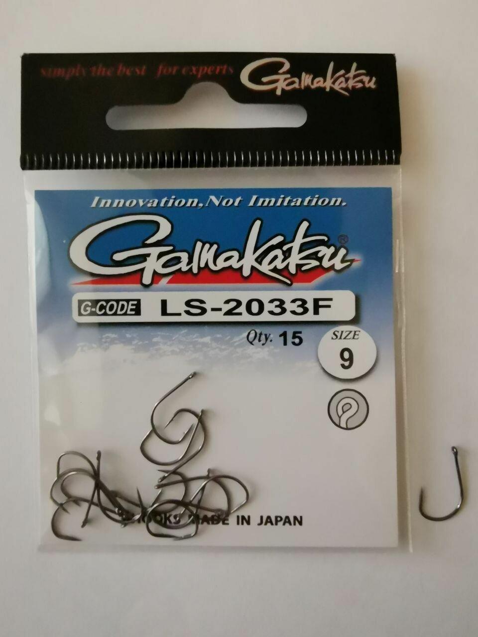 Крючки Gamakatsu LS-2033F №9 (15шт)
