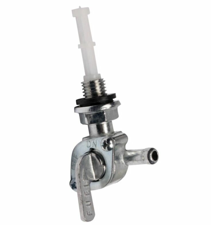 фото Кран топливный правый (M10*1,25) для мотоблока, виброплиты, мотопомпы, генератора