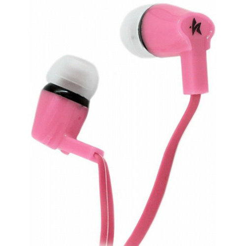 Наушники RockBox HRBX-200 розовые капельки 220₽