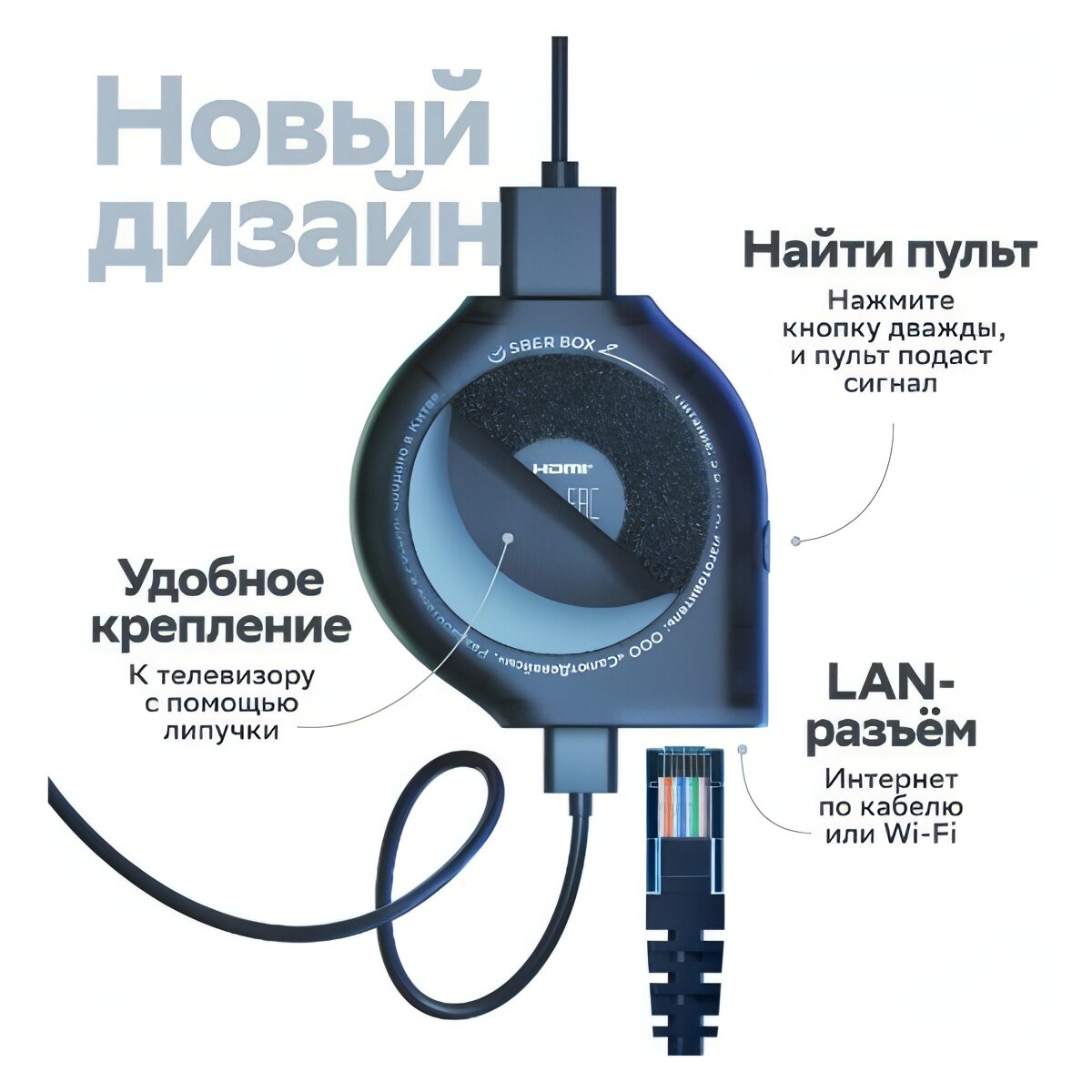 ТВ-приставка SBER SberBox 2 — фото 1