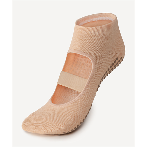 Носки для йоги SW-220, персиковый, 1 пара