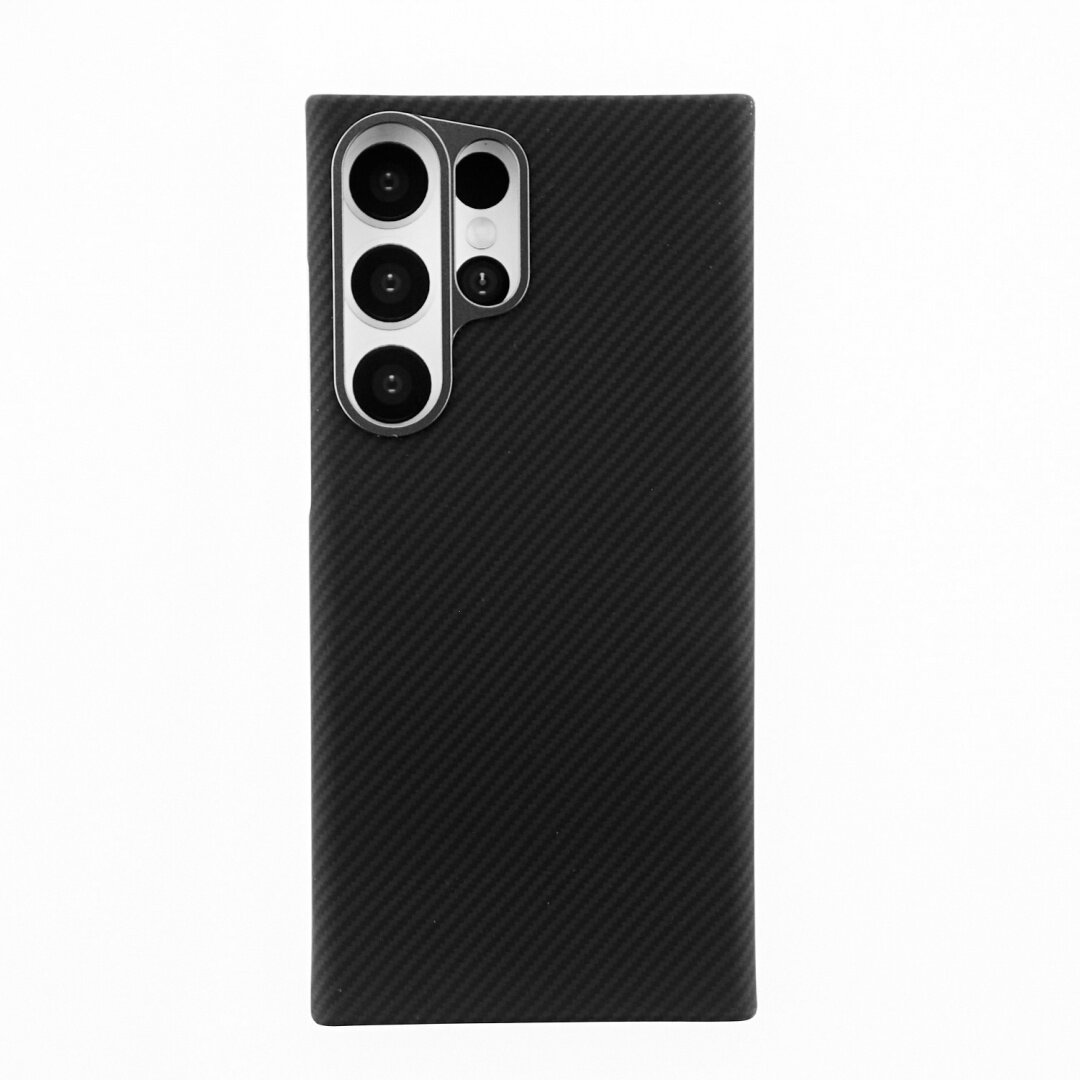 Кевларовый чехол KEVLAR CASE для Samsung Galaxy S23 Ultra, MagSafe черный