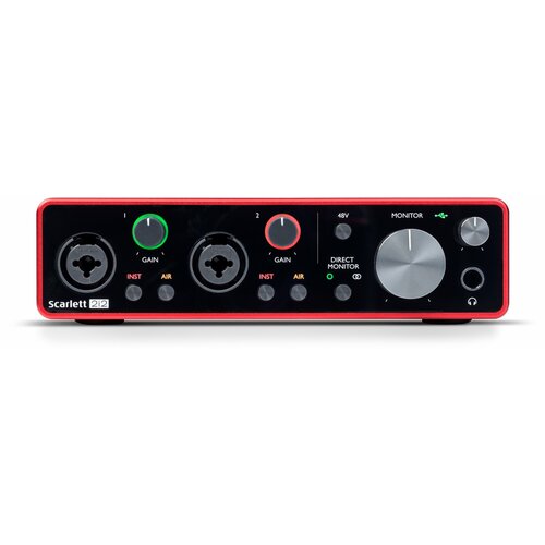 Аудио интерфейс USB Focusrite Scarlett 2i2 3rd Gen , 2 входа/2 выхода Scarlett 2i2 3rd Gen .