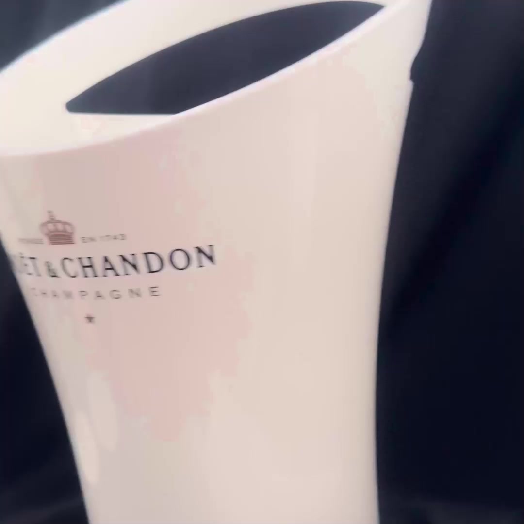 Ведро для льда GREENKA "MOET&CHANDON", акриловое, 30см х 20см, с ложкой — фото 1