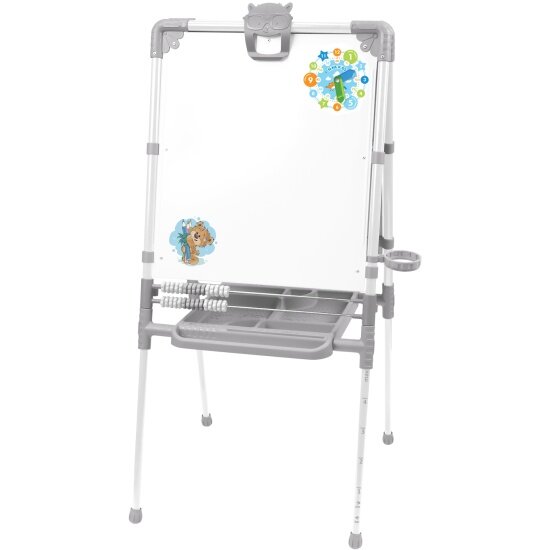 Доска знаний-мольберт двусторонний Nika М2/СР серый