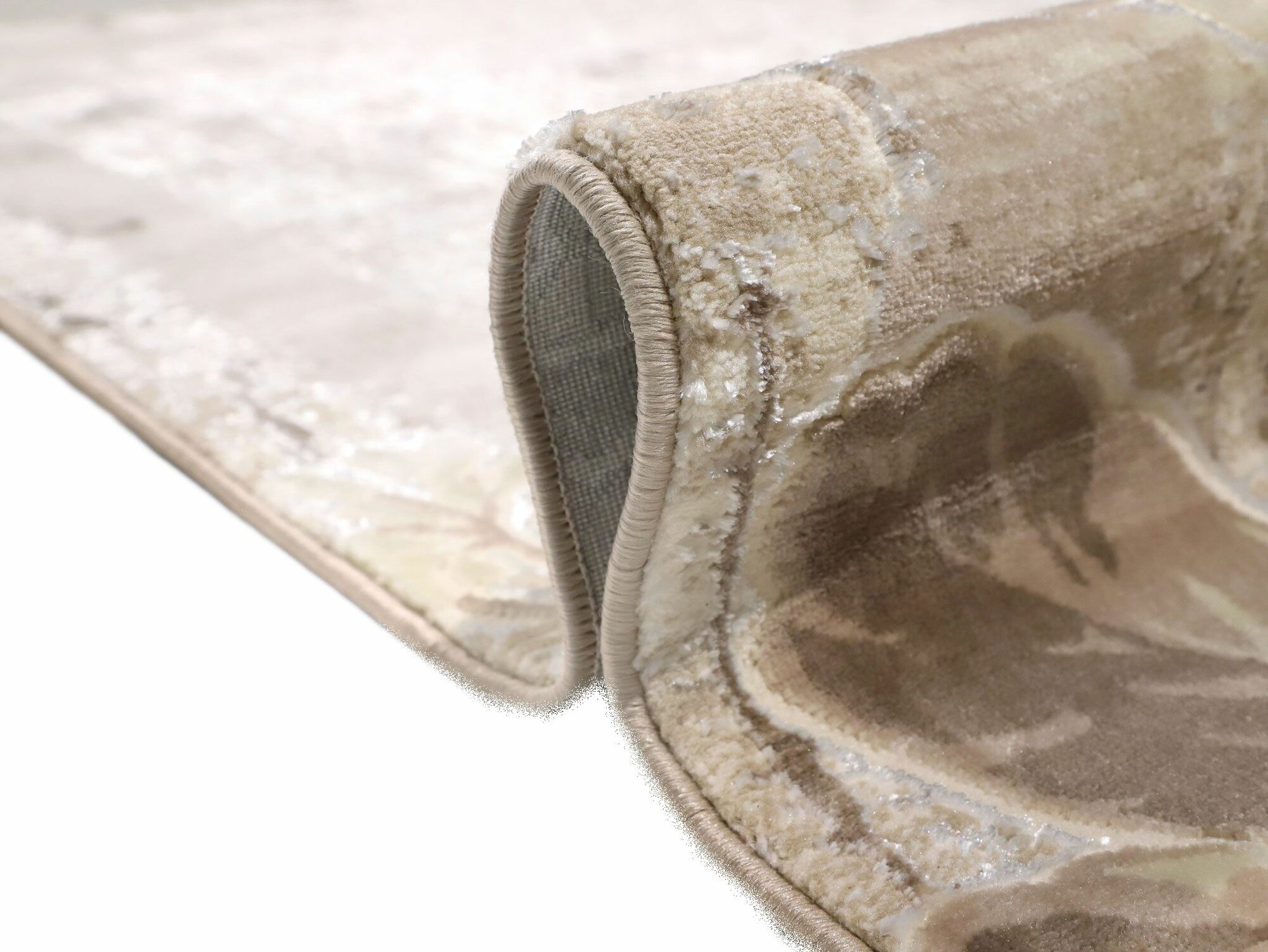 Ковер Kaplanser Shine 9219A Cream-Fallox Прямоугольник (1.2x1.7 м)