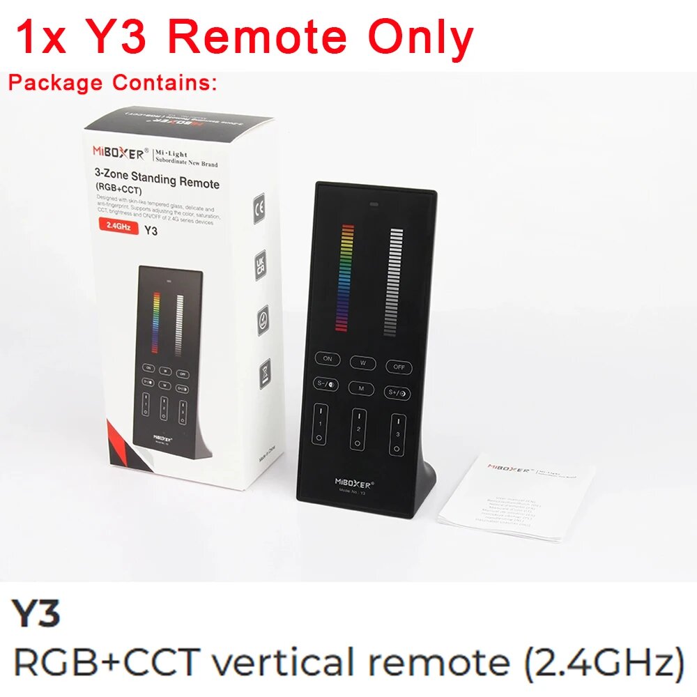 Miboxer RGB+CCT вертикальный пульт дистанционного управления, Y3 RGBCCT Remote