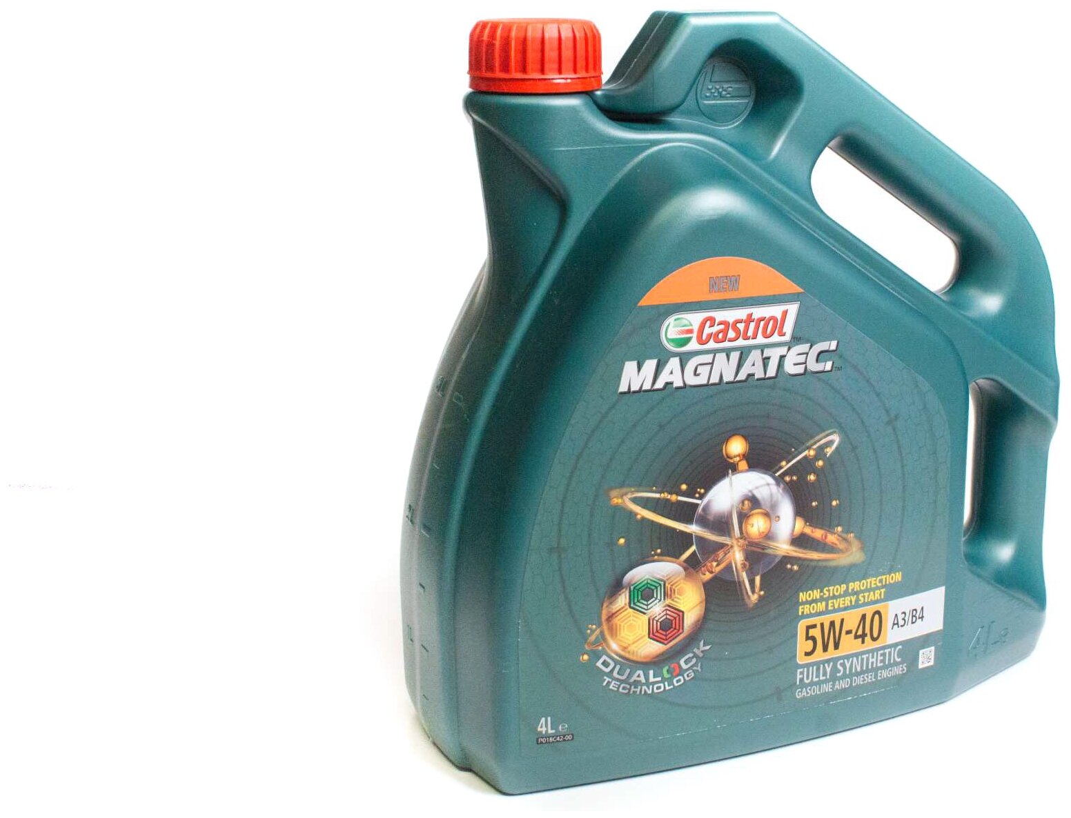 Масло моторное, синтетическое Castrol Magnatec 5W-40 А3/В4, 4л. — фото 1