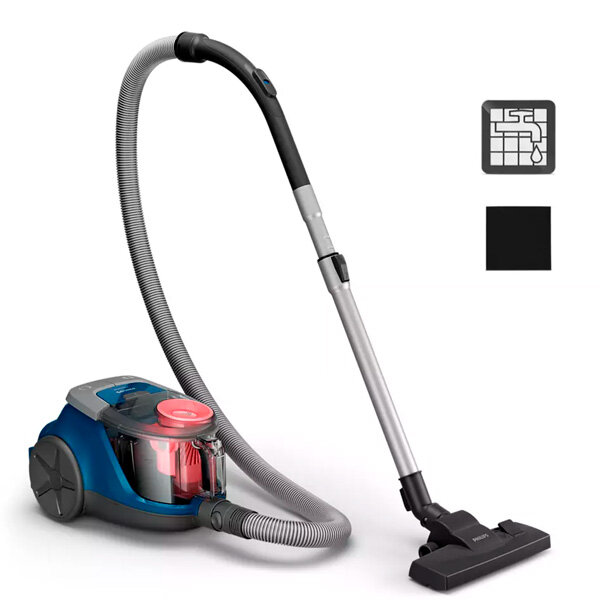 Пылесос Philips XB2062/01, 1800 Вт, контейнер, телескопическая труба, синий — фото 1