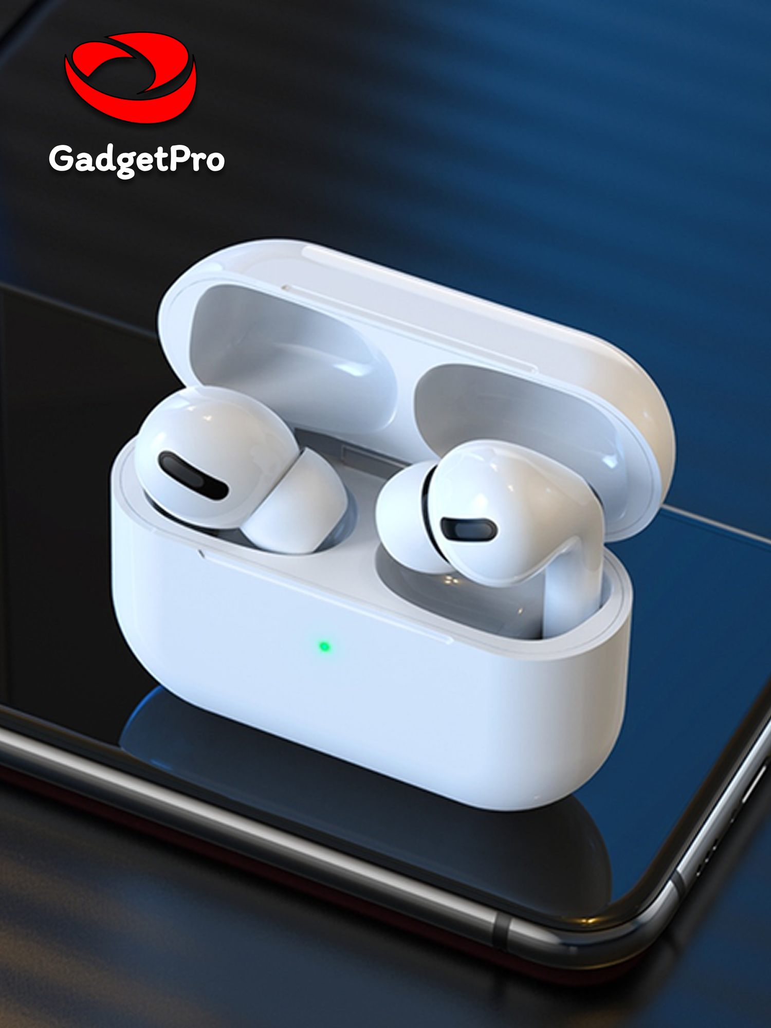 Беспроводные наушники Hoco EW66, Bluetooth 5.3, TWS, IPX4, сенсорное управление, Lightning, микрофон, белые