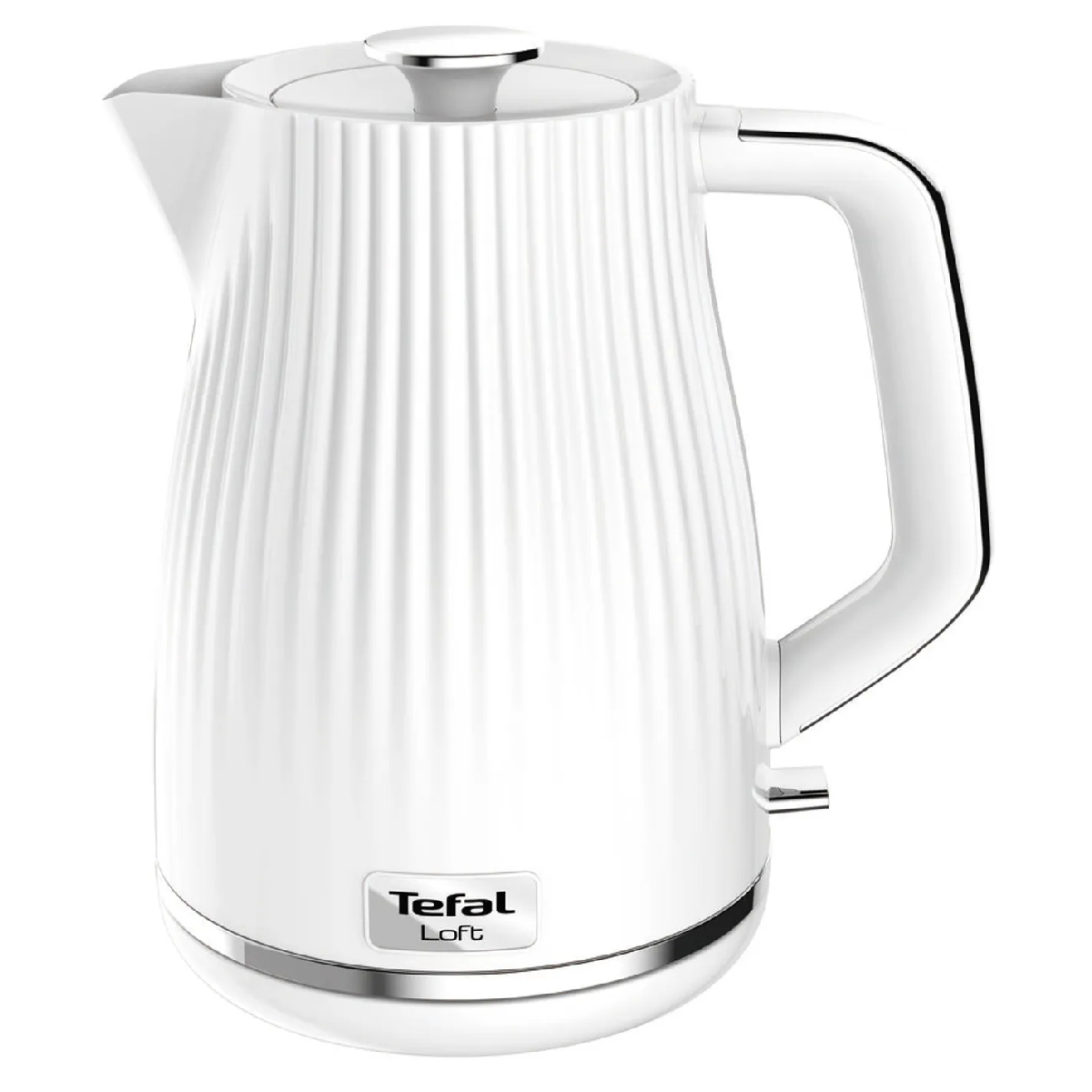 Электрический чайник Tefal Loft KO250130 White, мощность 2400Вт, 1,7л